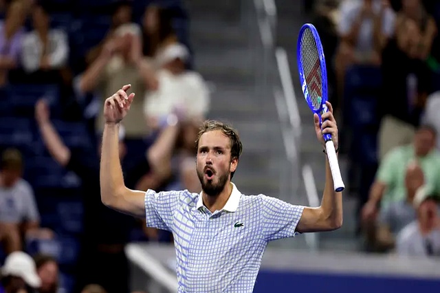 关于美网力克法网，梅德韦杰夫统治全场的信息